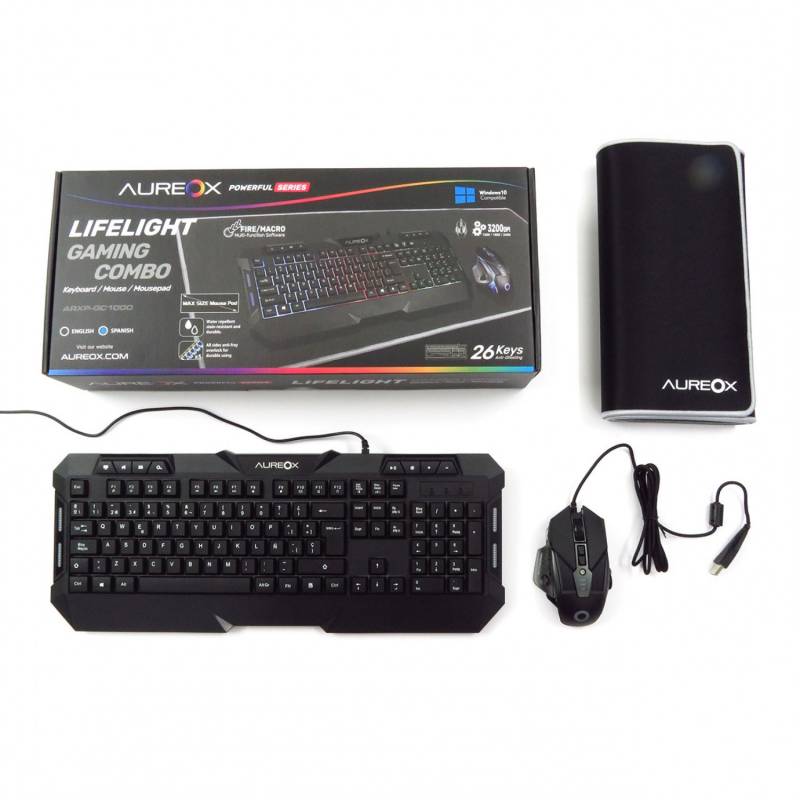 Combo Aureox Arxp-gc1000 Tec+mouse+pad